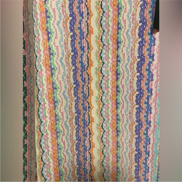 NWT Bcbg Maxazria Multicolor Striped Women's split Wide-Leg Pants, XXS - Picture 6 of 10